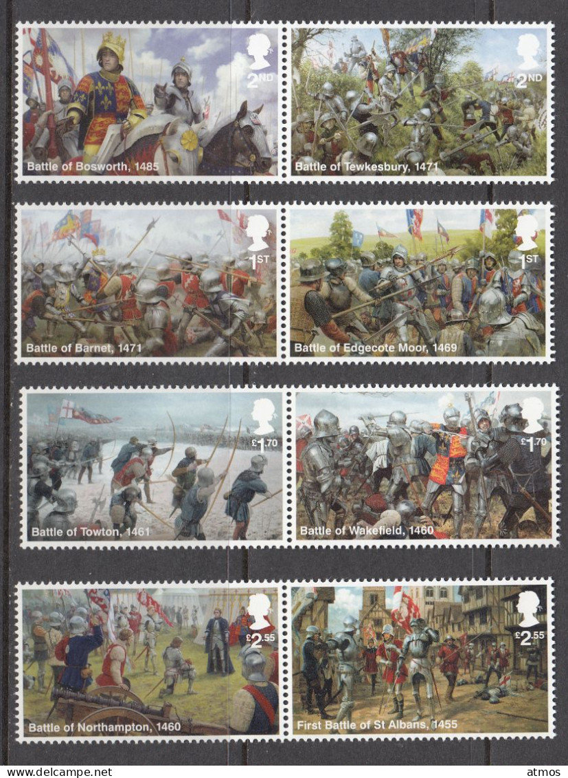 Great Britain MNH The Wars Of The Roses Serie From 2021 - Unused Stamps
