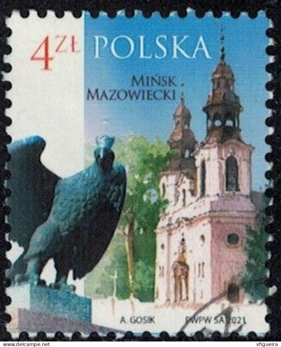 Pologne 2021 Oblitéré Used Ville De Minsk Mazowiecki Y&T PL 4863 SU - Usati