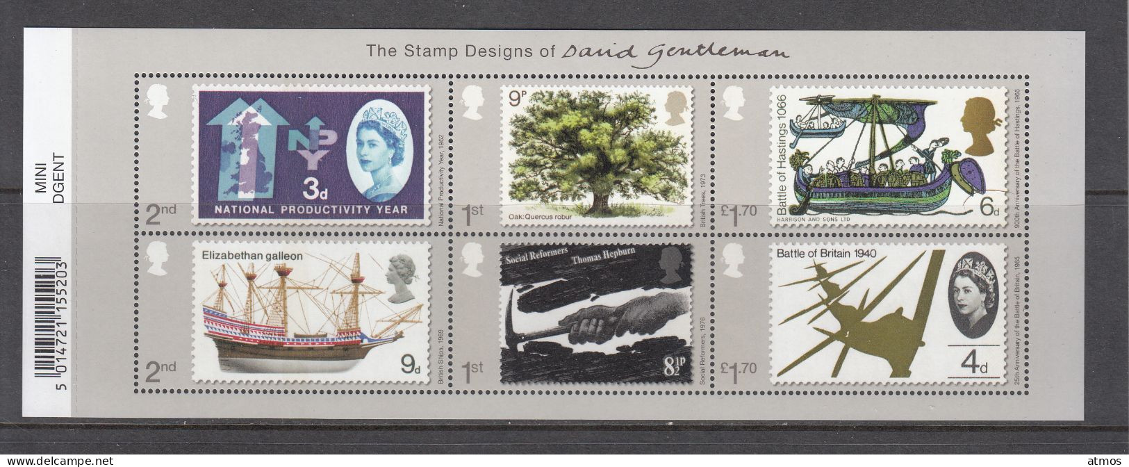 Great Britain MNH The Stamp Design Of David Gentleman.from 2022 - Nuovi