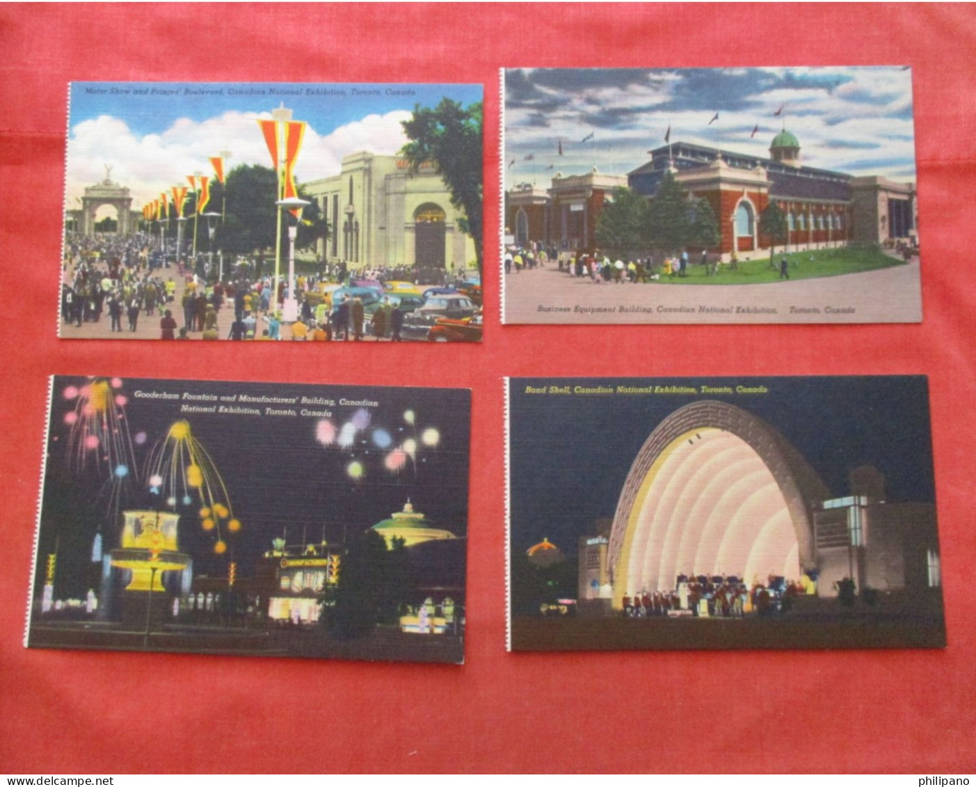Lot Of 4 Cards.  Canadian National Exhibition      Toronto  Canada > Ontario > Toronto  -  Ref 6371 - Toronto