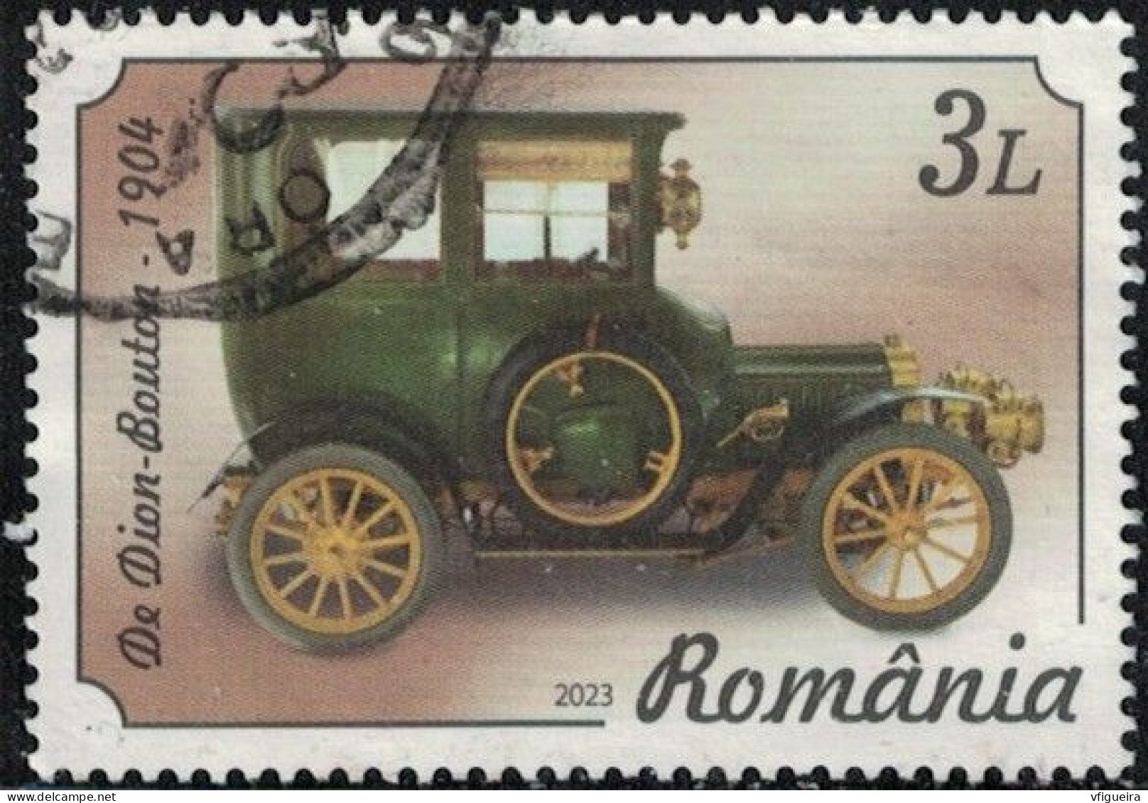 Roumanie 2023 Oblitéré Used Voiture Automobile De Dion-Bouton Y&T RO 6972 SU - Oblitérés