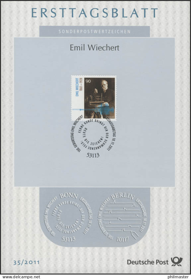 ETB 35/2011 Emil Wiechert, Physiker - 2011-…