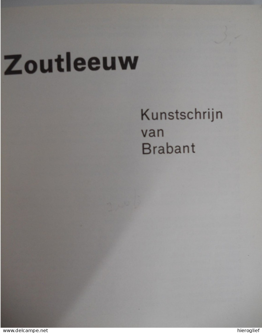 ZOUTLEEUW Kunstschrijn Van Brabant Door A. Leyssens Vlaams Brabant Léau Geschiedenis Architectuur Kunst - Geschichte