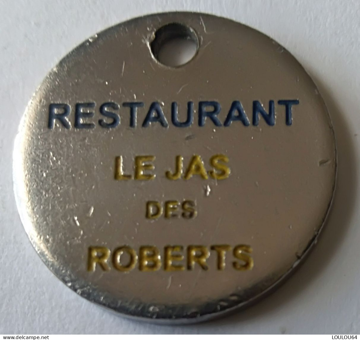 Jeton De Caddie - RESTAURANT - LE JAS DES ROBERTS - GRIMAUD - En Métal - (1) - - Gettoni Di Carrelli