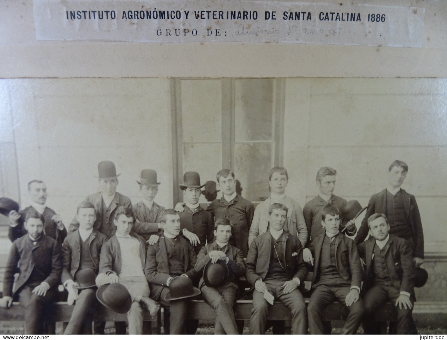 Photo Sur Carton (Argentina) Instituto Agronomico Y Veterinario De Santa Catalina 1886 - Putte