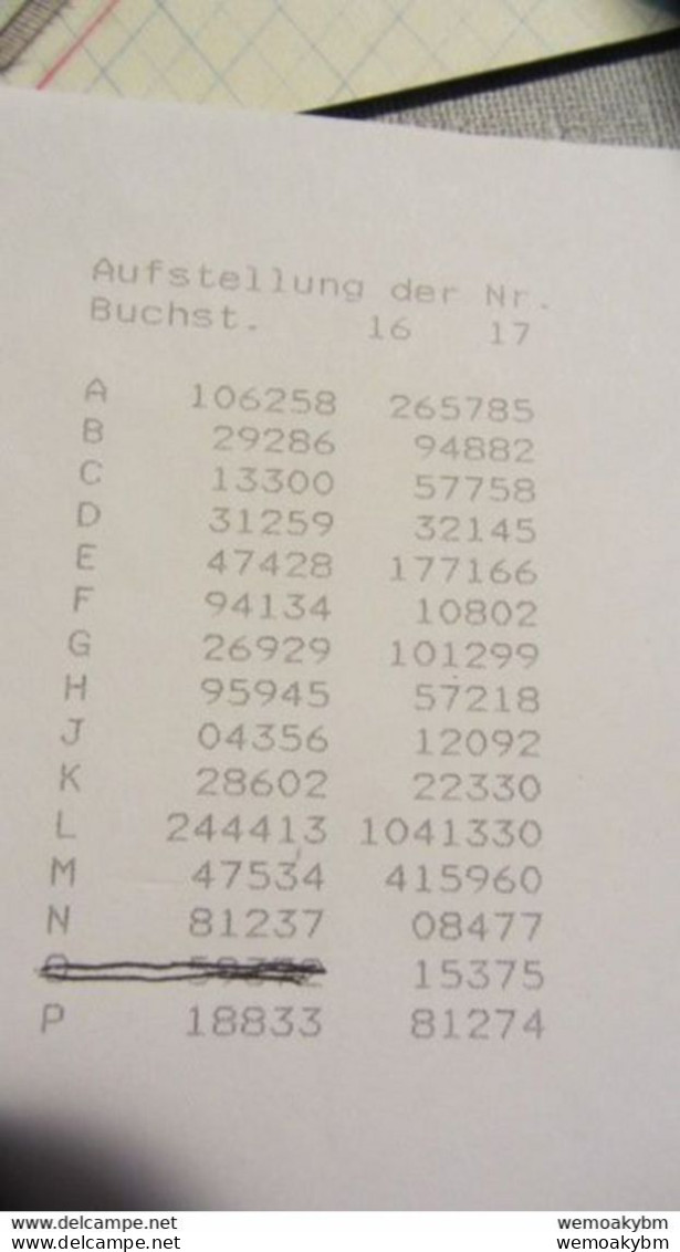 DDR: ZKD-10 Und 20 Pf Orangegelb/orangerot - 28 Streifen Vollständig Gest., Teils Auf Bfst  Die Nr. Liegen Als Liste Bei - Usati