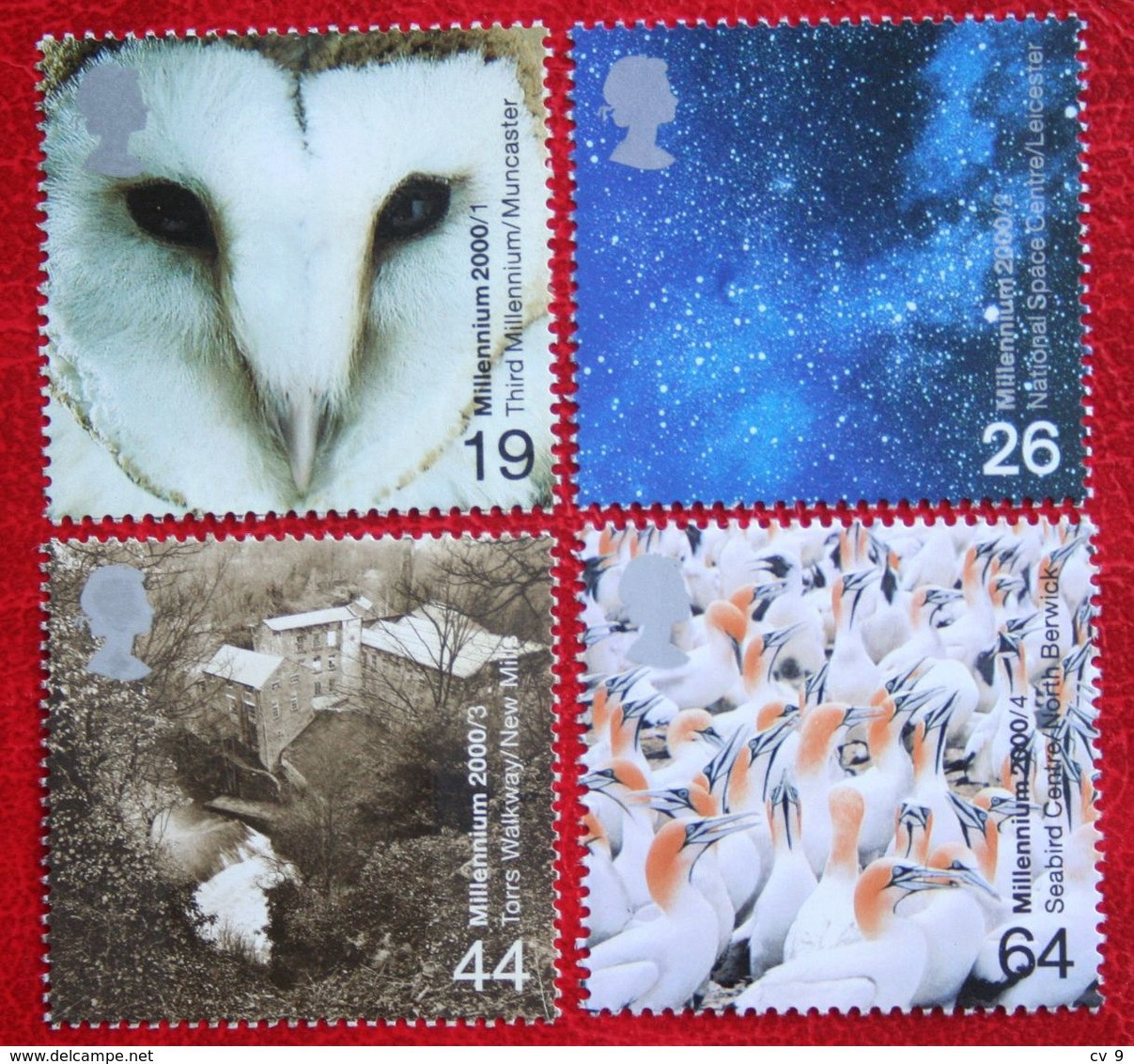 Millennium Series: ABOVE & BEYOND Owl (Mi 1844-1847) 2000 POSTFRIS MNH ** ENGLAND GRANDE-BRETAGNE GB GREAT BRITAIN - Unused Stamps