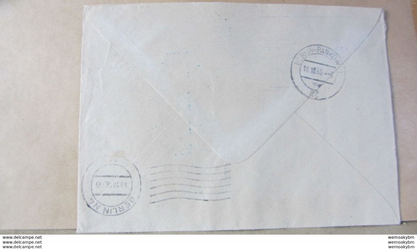 DDR:Dienst-Brf Mit ZKD-Kastenst. U. Kontr-Stpl. "Richtige Anschrift..(1519/Pkw)"aus Grossschönebeck(Schorfheide) 6.10.66 - Brieven En Documenten