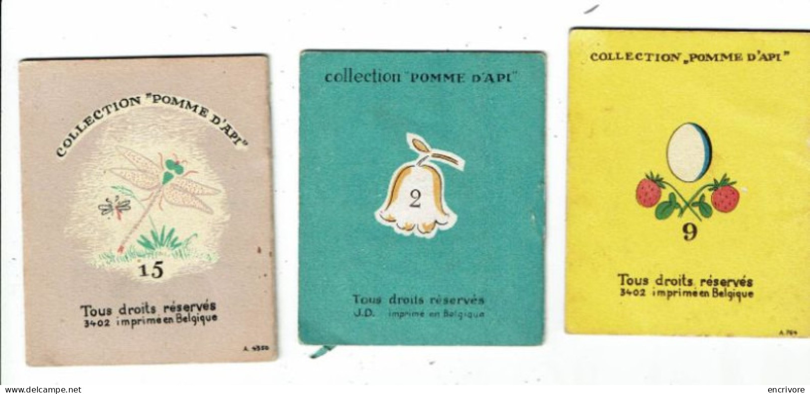 3 Livres E.IVANOVSKY  Pomme D'api éditions Des Artistes Jean De La Lune Sais Tu Compter Petit Chasseur A Bon Coeur - Produits Pharmaceutiques