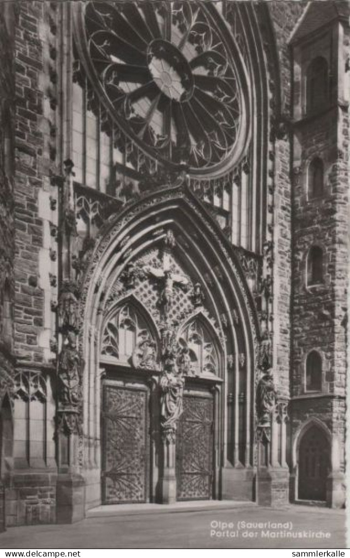 69879 - Olpe, Biggesee - Portal Der Martinuskirche - 1957 - Olpe