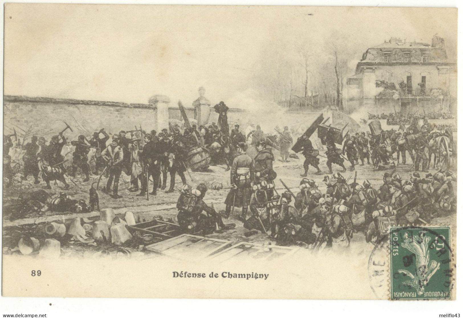 51/CPA A - Défense De Champigny - Champigny