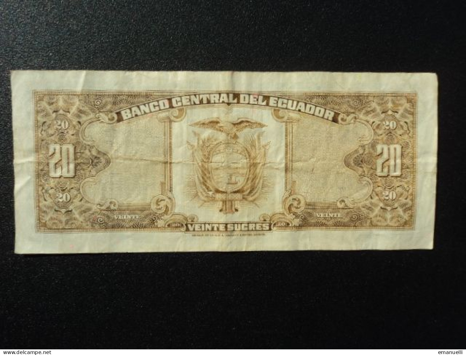 ÉQUATEUR : 20 SUCRES  20-4.1983    P 115b    TTB * - Ecuador