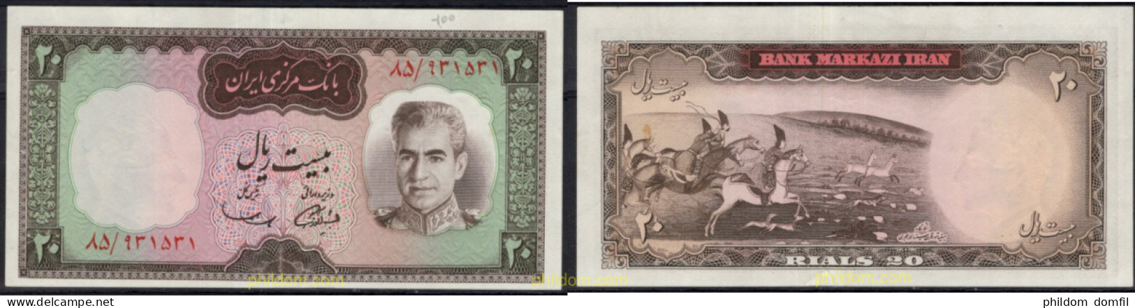 8612 IRAN 1969 IRAN 20 RIALS 1969 - Iran