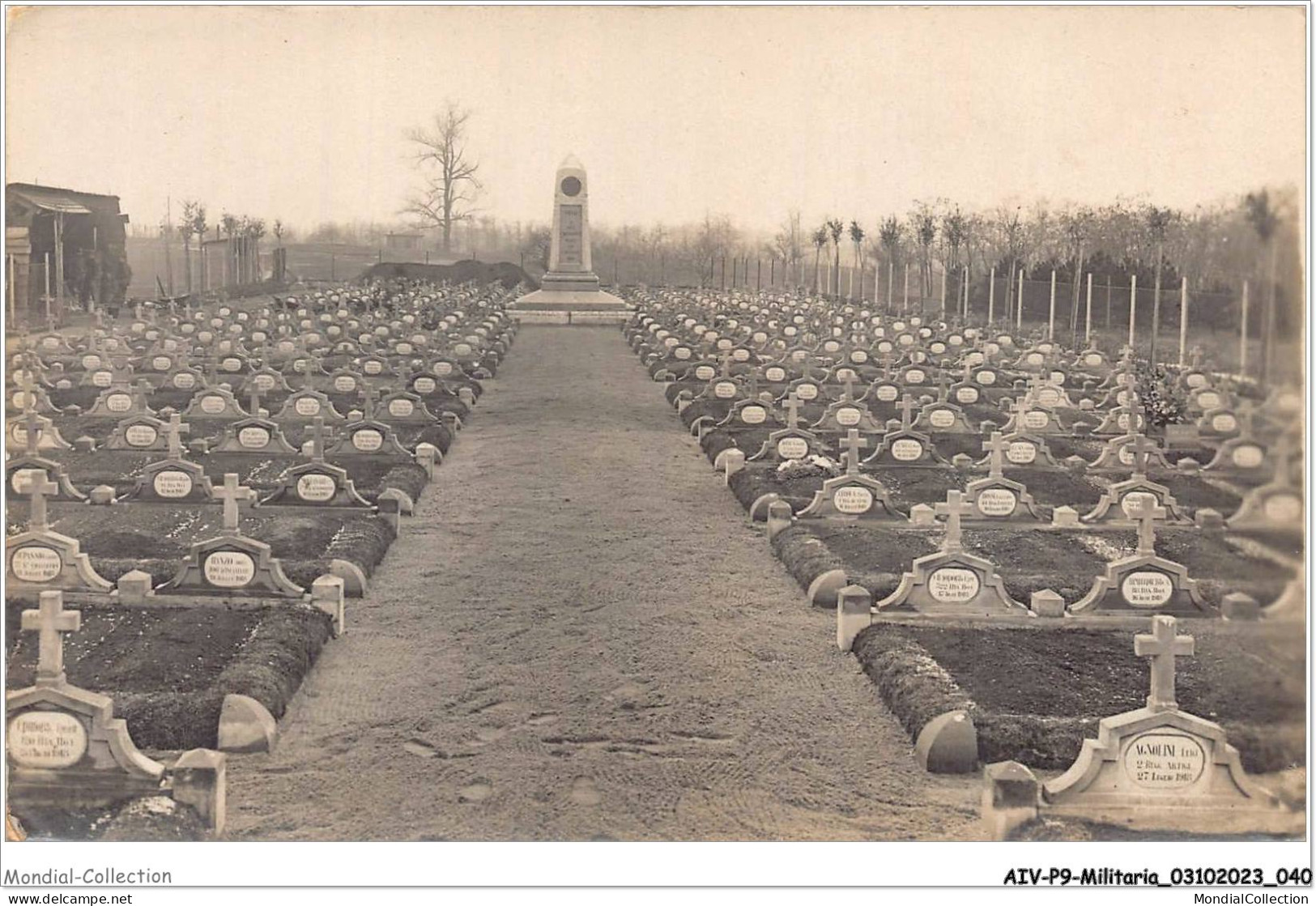 AIVP9-0867 - MILITARIA - UN CIMETIERE  - Cimetières Militaires