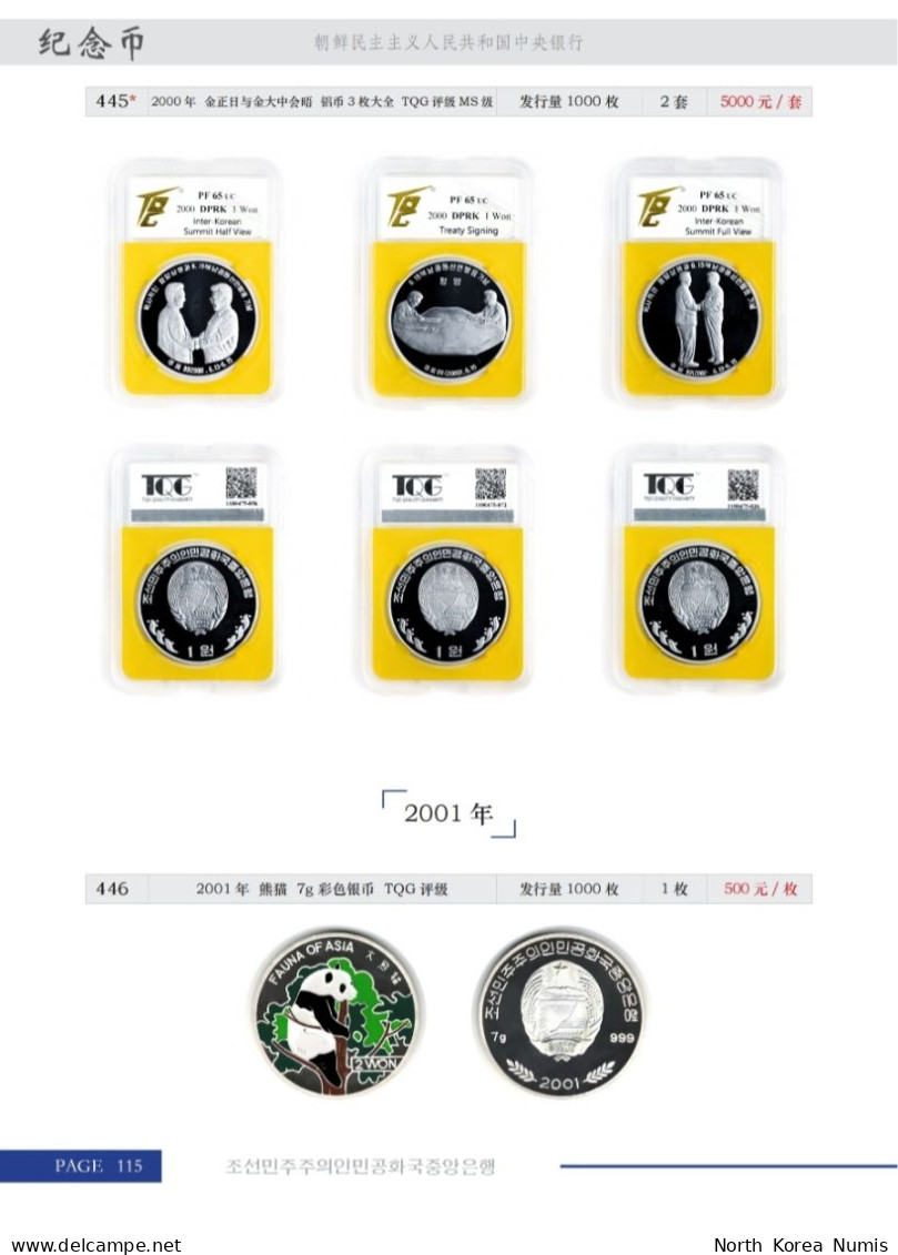 Official catalog of North Korean numismatics. Presented at the Beijing International Numismatic Salon