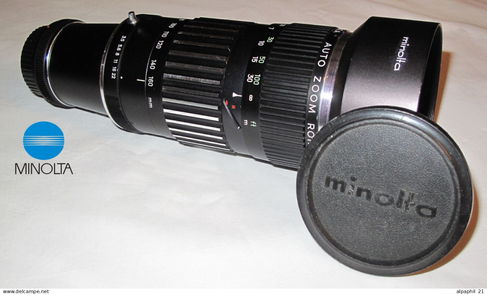 Minolta Rokkor Zoom Lens F3.5, 80-160 Mm - Lentes