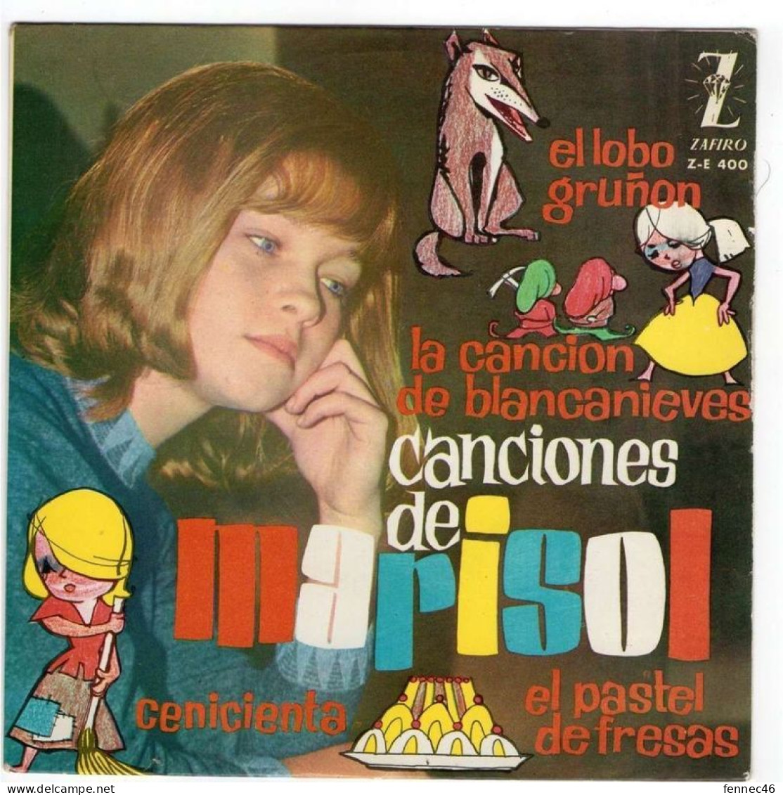 * Vinyle  45T (EP 4 Titres) - MARISOL  El Lobo Gruñón, - Otros - Canción Española