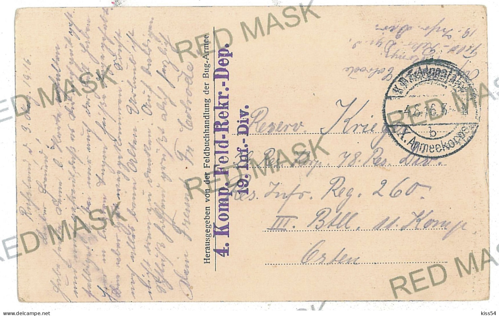 UK 28 - 10724 KOVEL, Ukraine, Store - Old Postcard, CENSOR - Used - 1916 - Ukraine