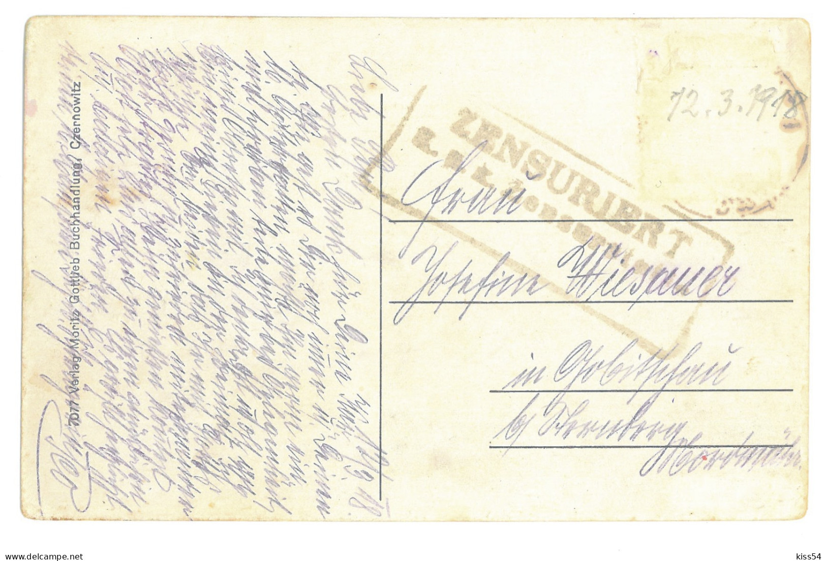UK 28 - 18925 CZERNOWITZ, Panorama, Ukraine - Old Postcard, CENSOR - Used - 1918 - Ukraine