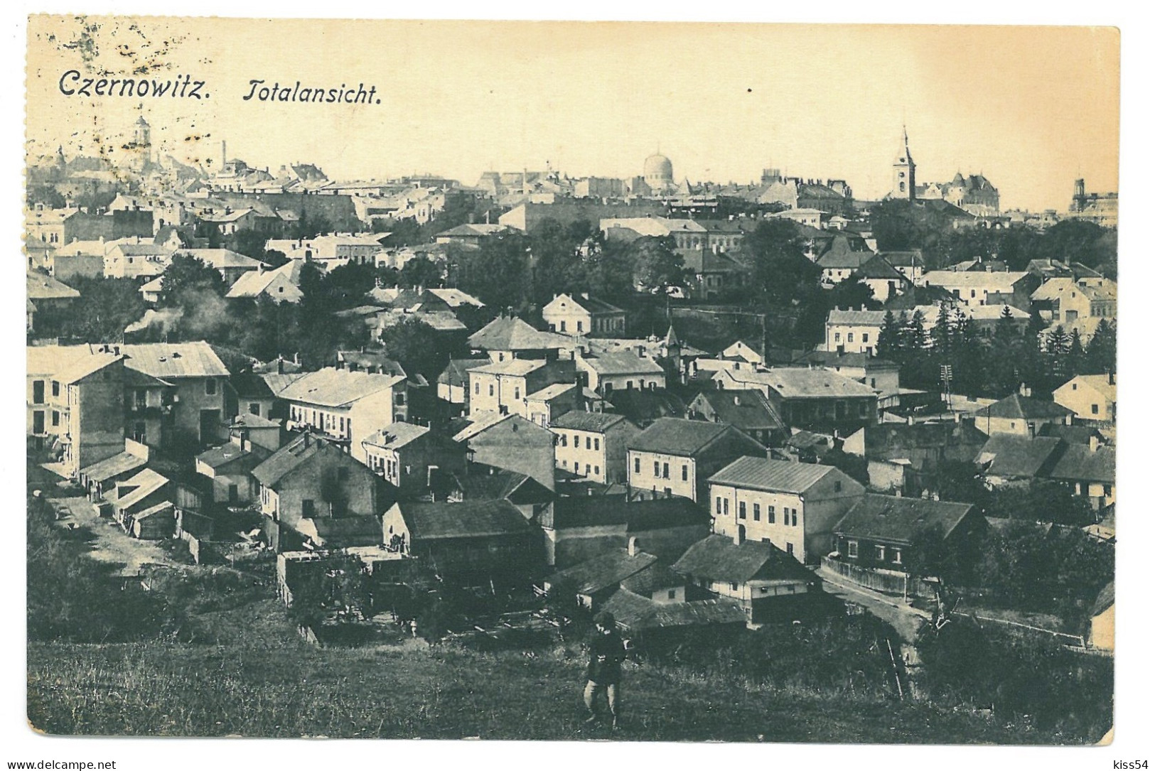 UK 28 - 20315 CZERNOWITZ, Bukowina, Panorama, Ukraine - Old Postcard, CENSOR - Used - 1915 - Ukraine