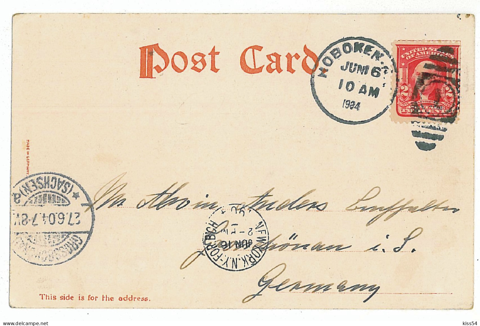 US 25 - 6076 Saint Louis - Old Postcard - Used -1904 - St Louis – Missouri