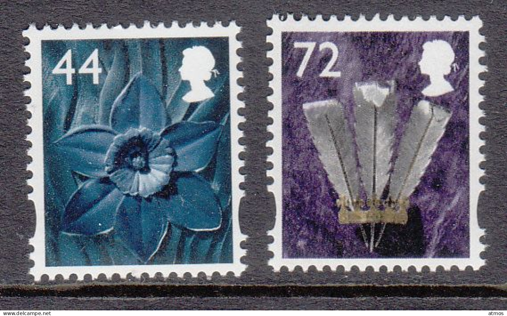 Great Britain MNH Michel Nr 89/90 From 2006 Wales - Emissions Locales