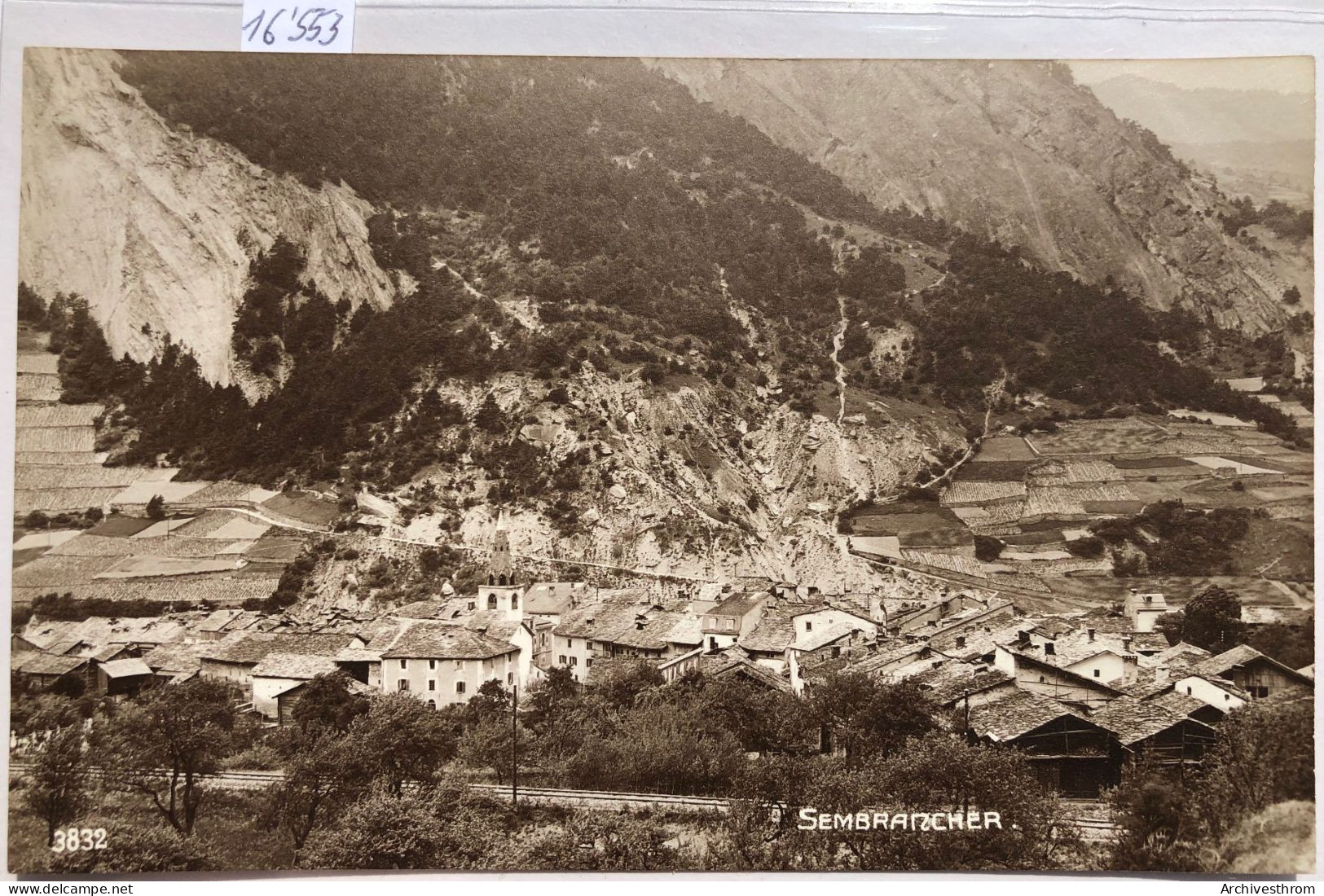 Sembrancher (Valais) - Le Village Autour De Son église, Au Début Des Années 1920 (16'553) - Sembrancher