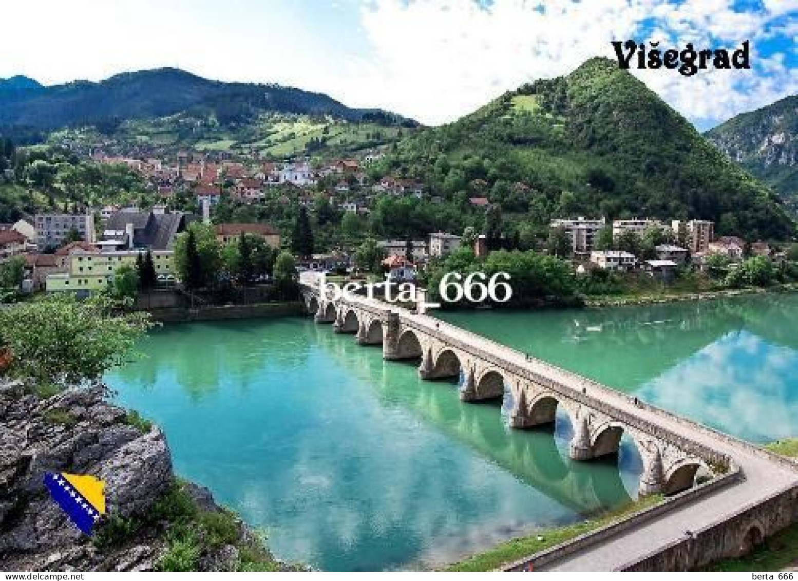 Bosnia And Herzegovina Visegrad Bridge New Postcard - Bosnie-Herzegovine