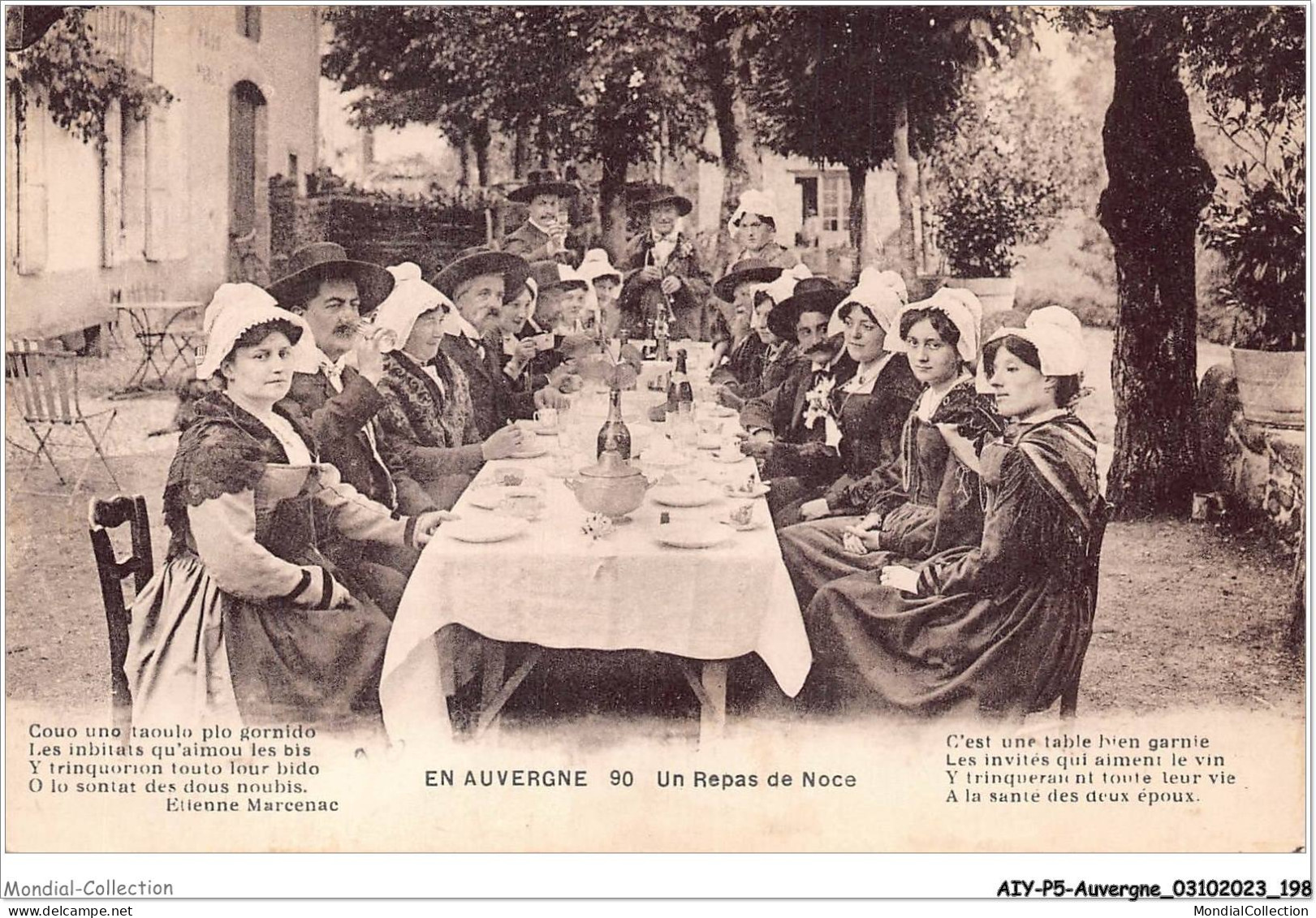 AIYP5-AUVERGNE-0510 - EN AUVERGNE - Un Repas De Noce - Auvergne