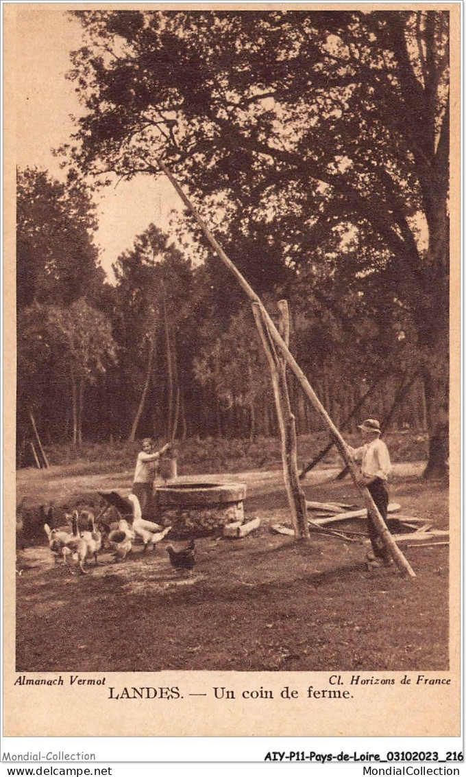 AIYP11-PAYS-DE-LOIRE-1122 - LANDES - Un Coin De Ferme - Pays De La Loire