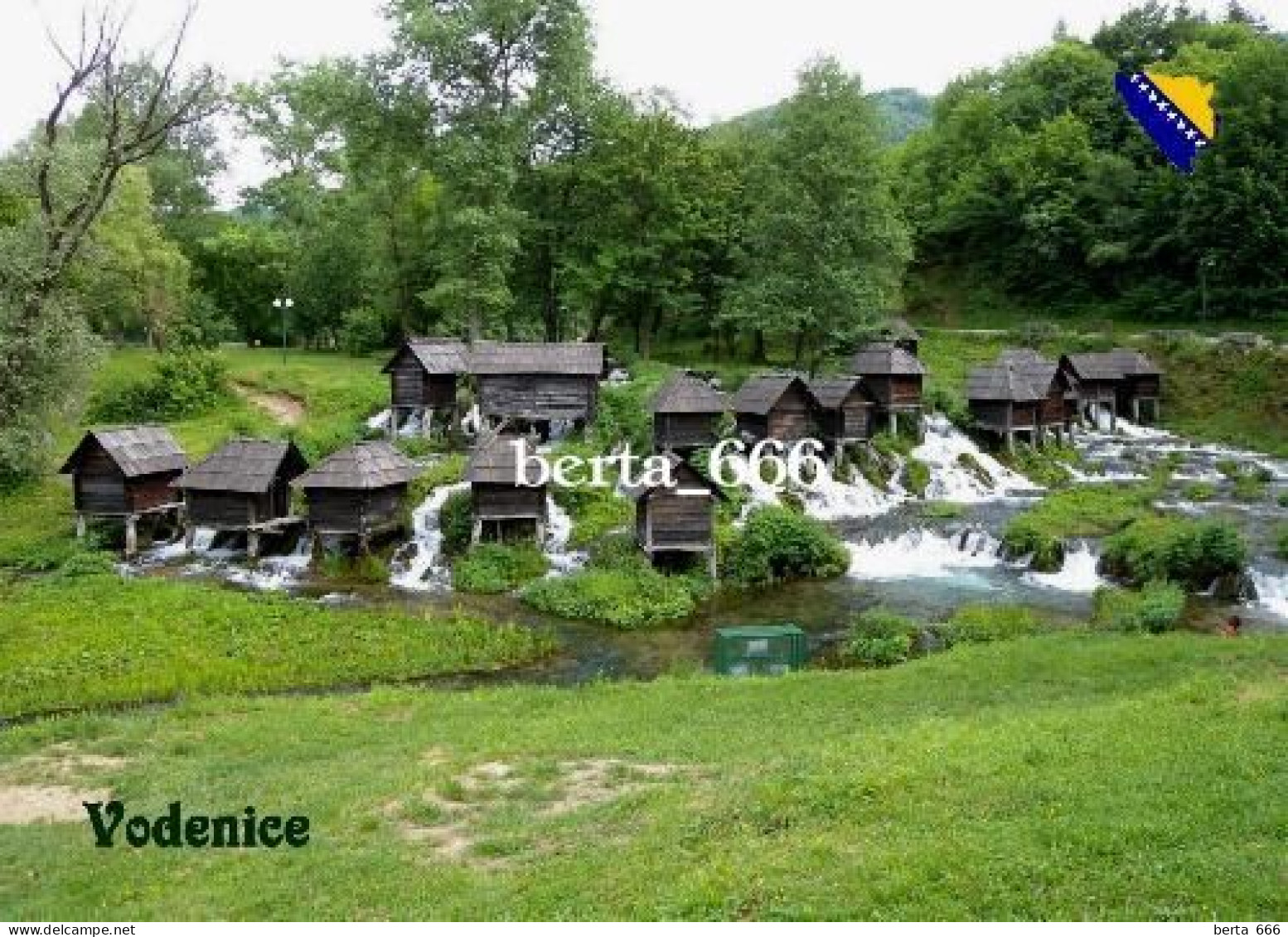 Bosnia And Herzegovina Vodenice Pliva River New Postcard - Bosnie-Herzegovine