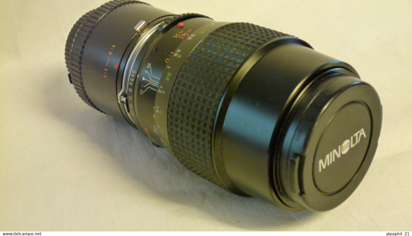 Minolta MC Macro Lens Rokkor-X 100 mm f/3.5 with adapter