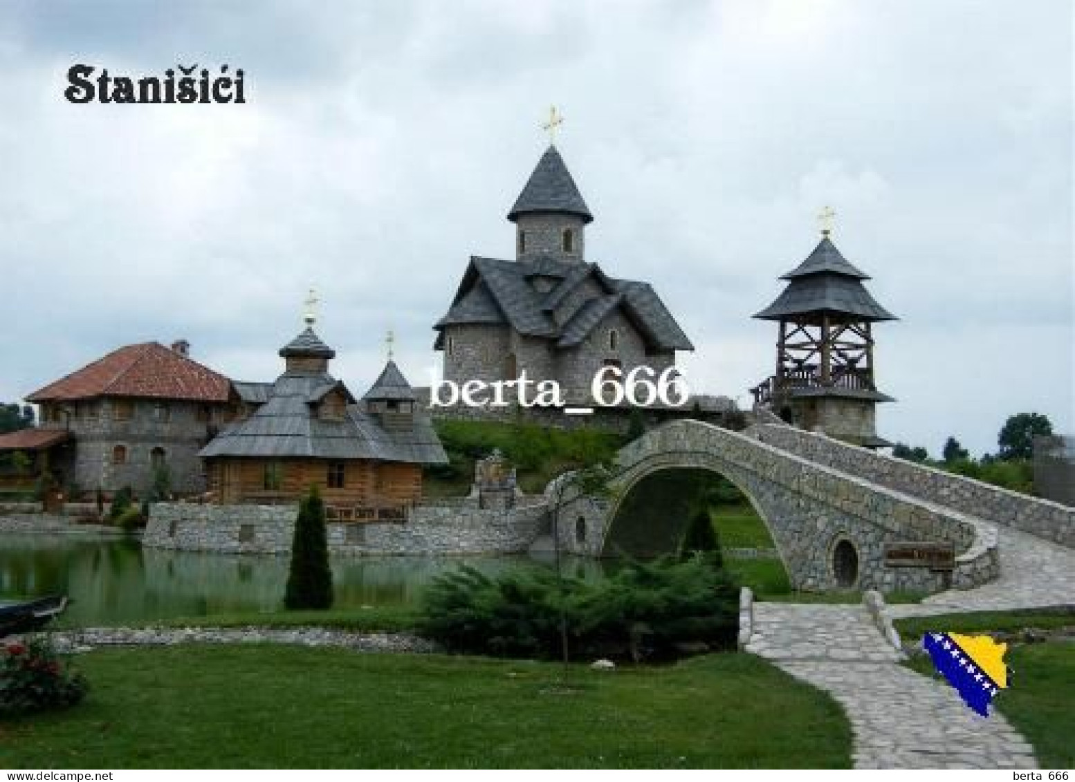 Bosnia And Herzegovina Stanisici Ethno Village New Postcard - Bosnie-Herzegovine