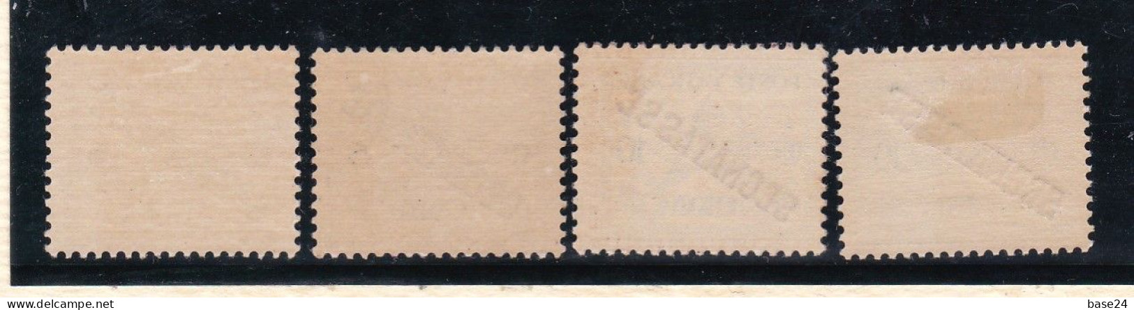 1931 Vaticano Vatican SEGNATASSE  POSTAGE DUE 5c (x 2) + 10c (x 2) MH* 2° Scelta - Taxes