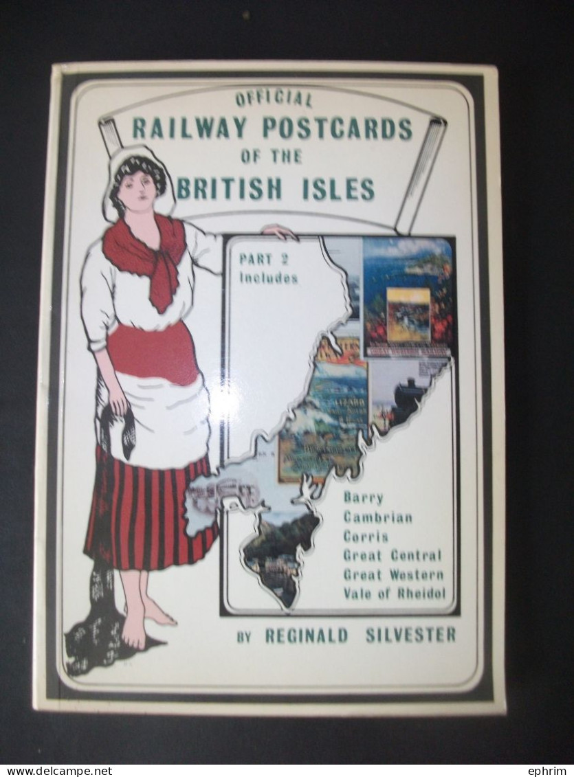 Official Railway Postcards Of British Isles Barry Cambrian Corris Great Central Western Vale Of Rheidol Catalogue 1981 - Libri & Cataloghi