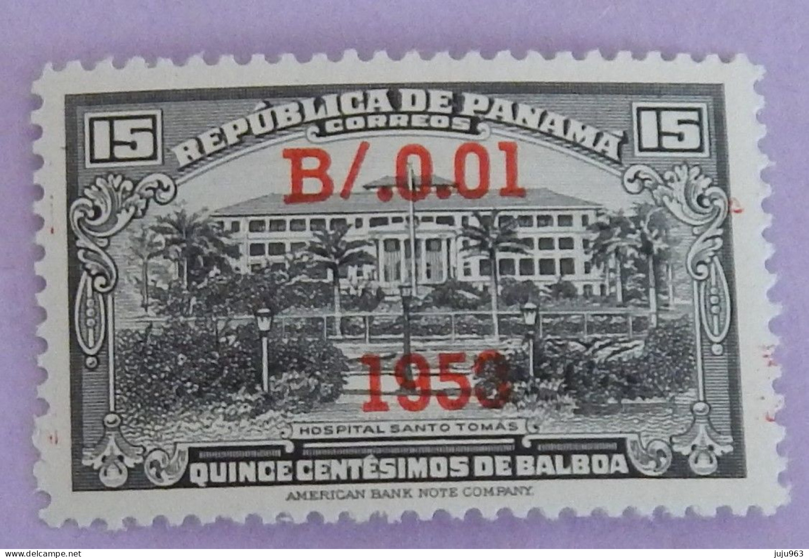 PANAMA YT 288 NEUF**MNH "HOPITAL SAINT THOMAS' ANNÉE 1953 - Panamá