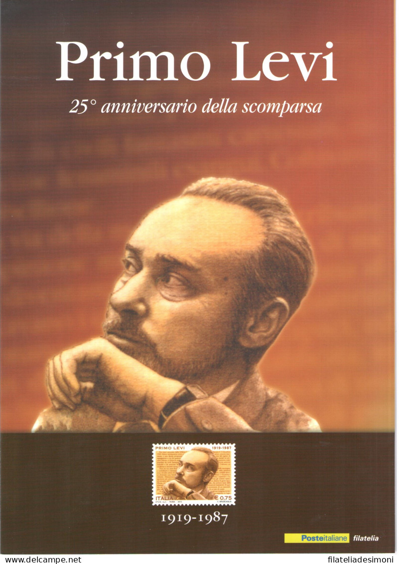 2012 Italia - Repubblica, Folder - Primo Levi N. 330 - MNH** - Paquetes De Presentación