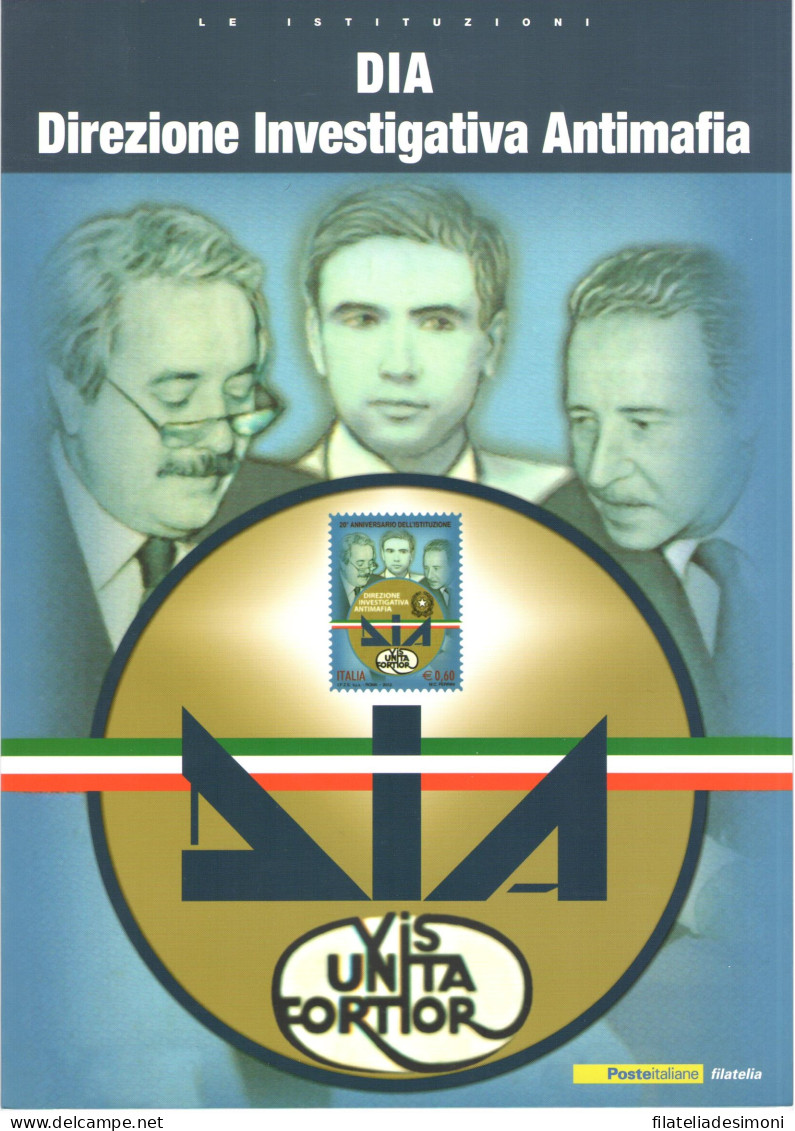2012 Italia - Repubblica, Folder - Dia Antimafia N. 314- MNH** - Folder