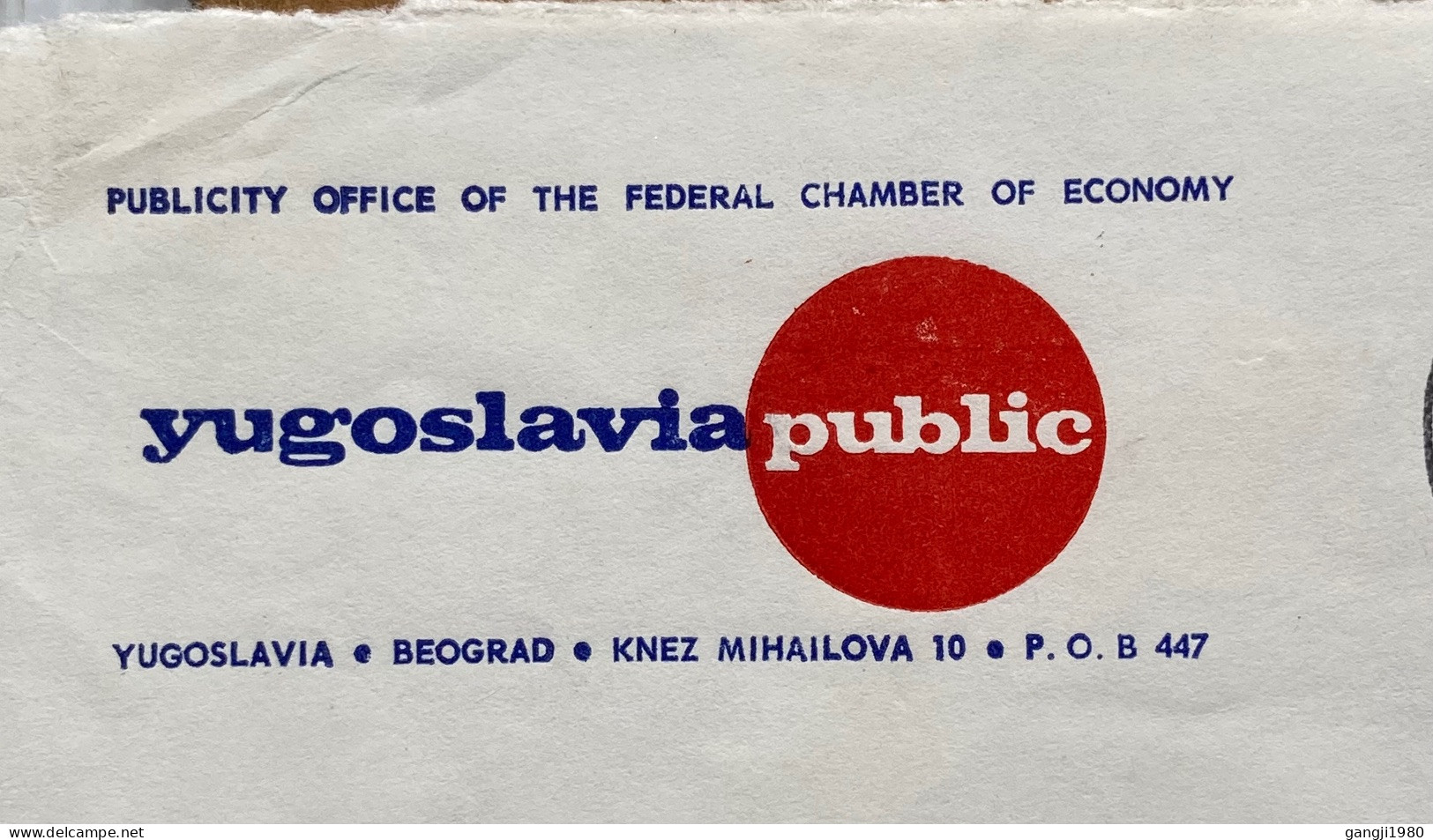 YUGOSLAVIA 1968, ADVERTISING COVER, USED TO SWISS, CHAMBER OF COMMERCE NEWS, 3 DIFF STAMP, MARSHAL TITO,  MARKO PERNHART - Brieven En Documenten