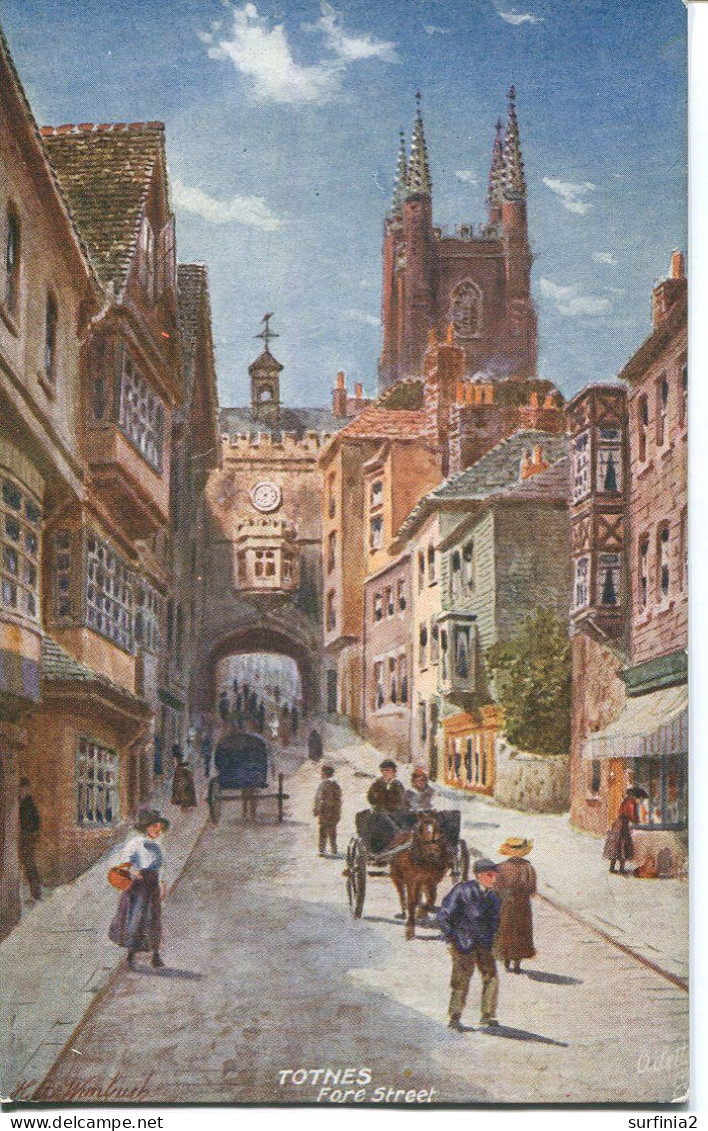 TUCKS OILETTE 7983 - TOTNES, FORE STREET By HENRY WIMBUSH - Wimbush