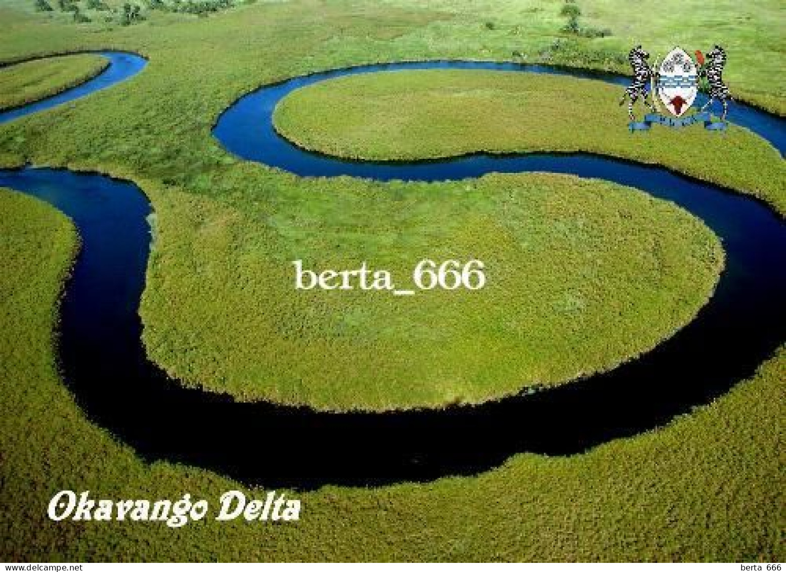 Botswana Okavango River Delta UNESCO New Postcard - Botswana