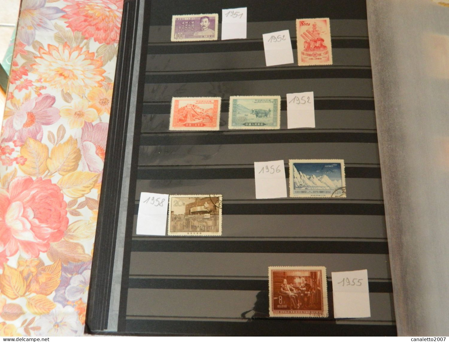 CHINE:TRES BEAU LOT DE 121  TIMBRES DE CHINE TOUTES EPOQUES