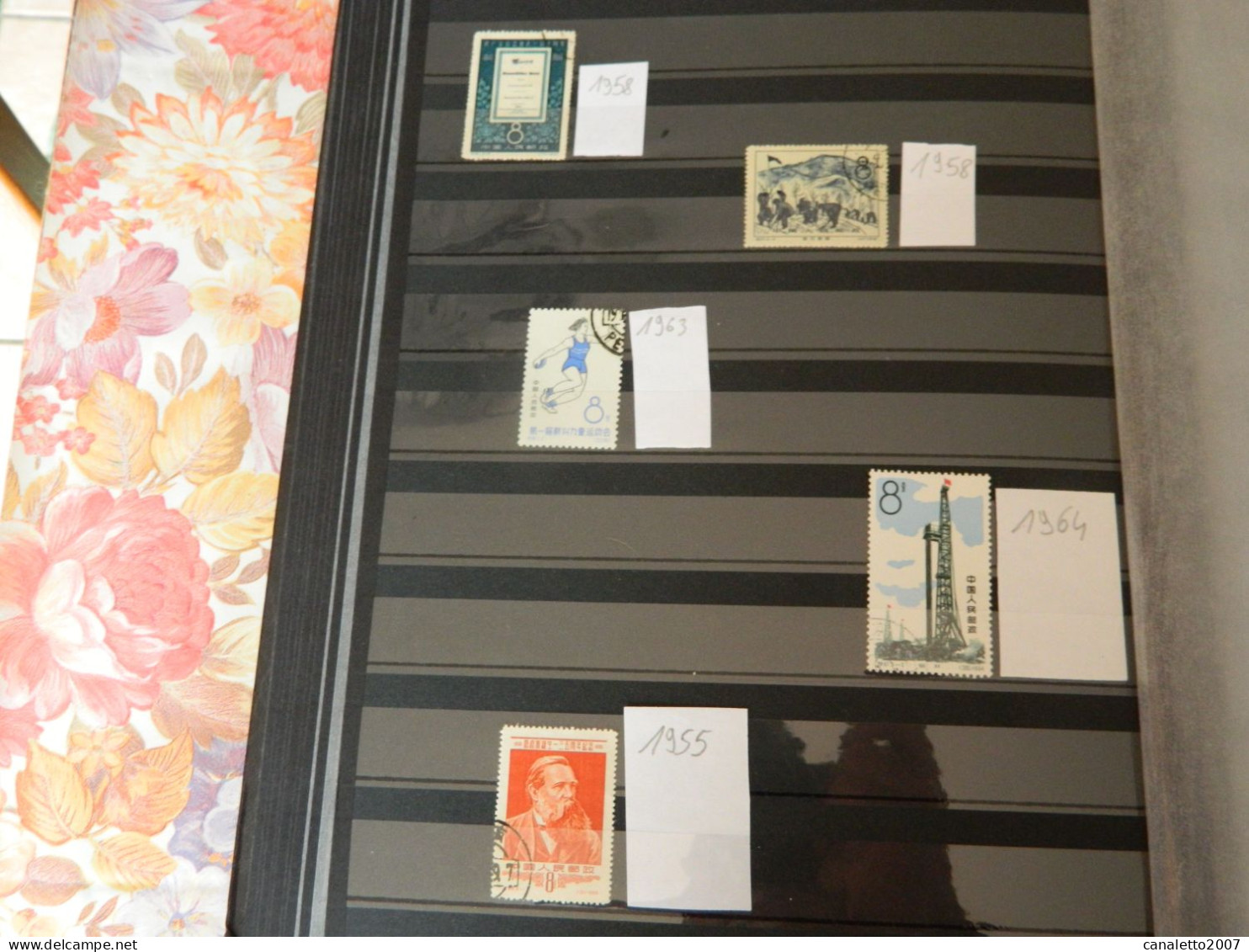 CHINE:TRES BEAU LOT DE 121  TIMBRES DE CHINE TOUTES EPOQUES