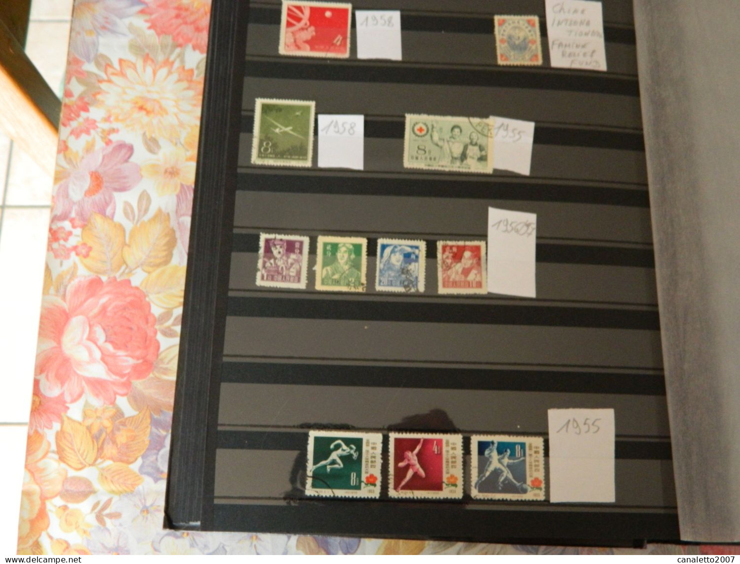 CHINE:TRES BEAU LOT DE 121  TIMBRES DE CHINE TOUTES EPOQUES