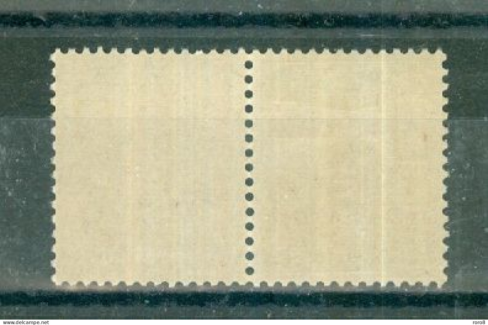 TUNISIE - CHIFFRE TAXE - N°64** MNH BORD DE FEUILLE SCAN DU VERSO. Type De 1923-29. - Neufs