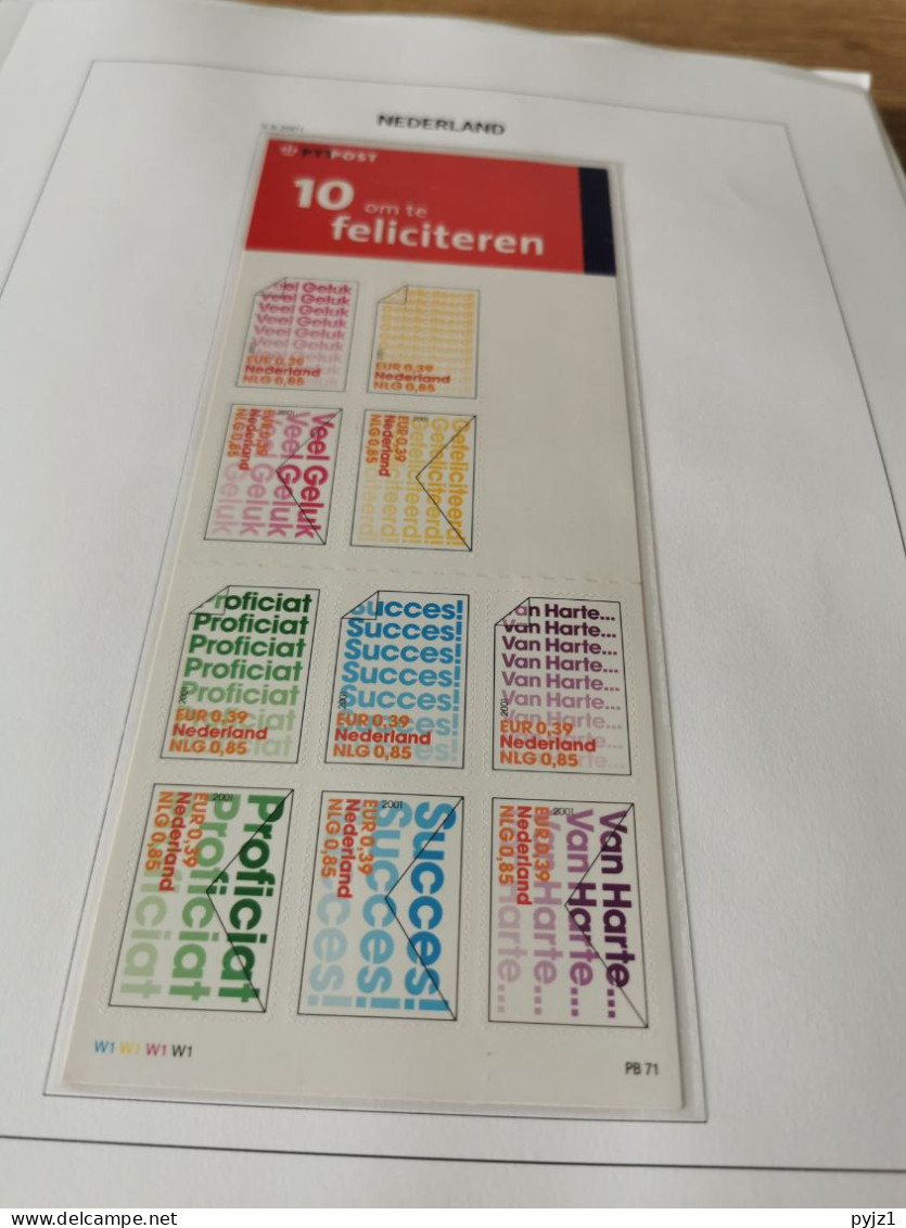 2001 MNH  Netherlands According To DAVO  Postfris** - Années Complètes