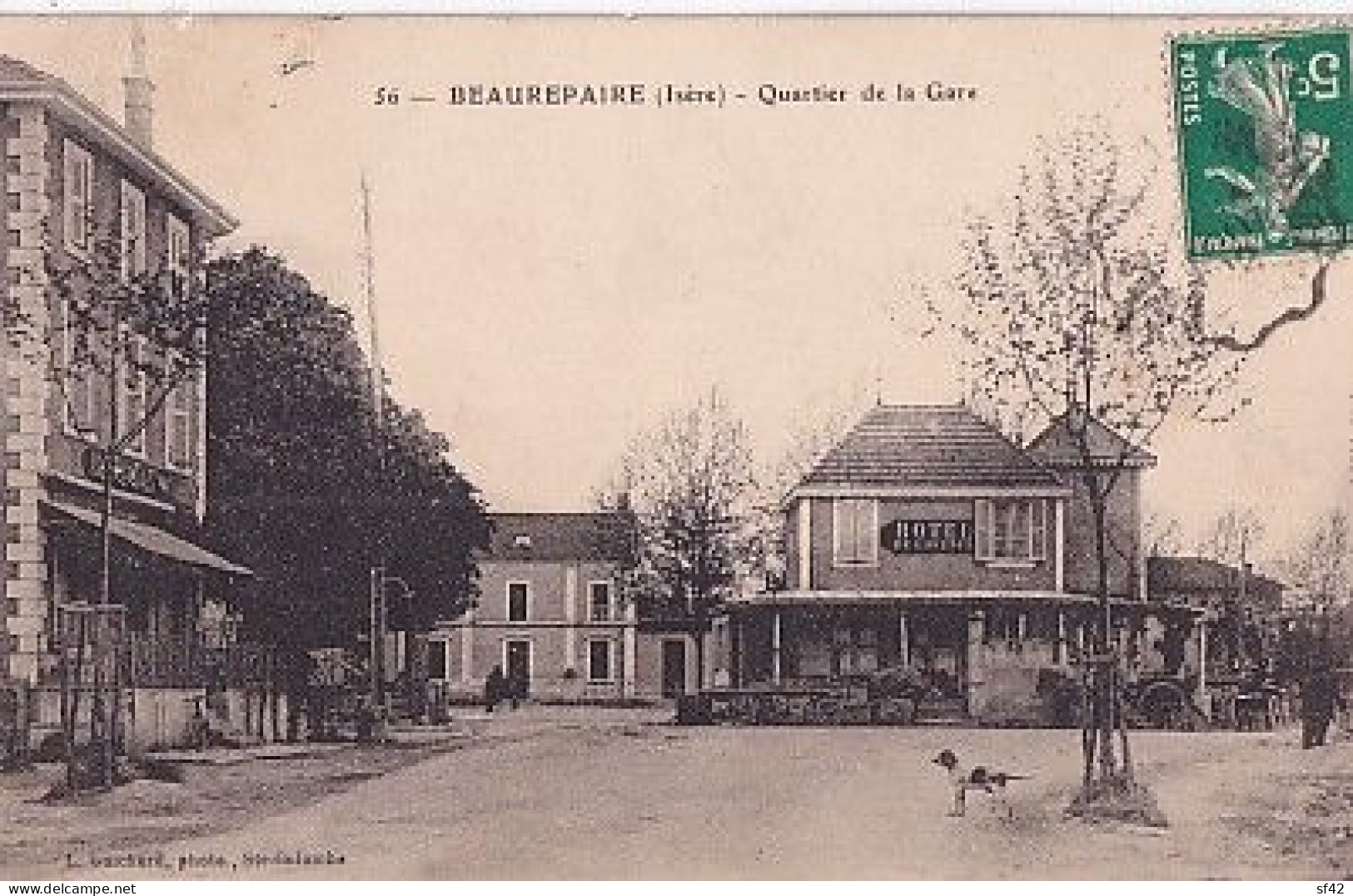 BEAUREPAIRE               Quartier De La Gare          Hotel De L Avenue - Beaurepaire