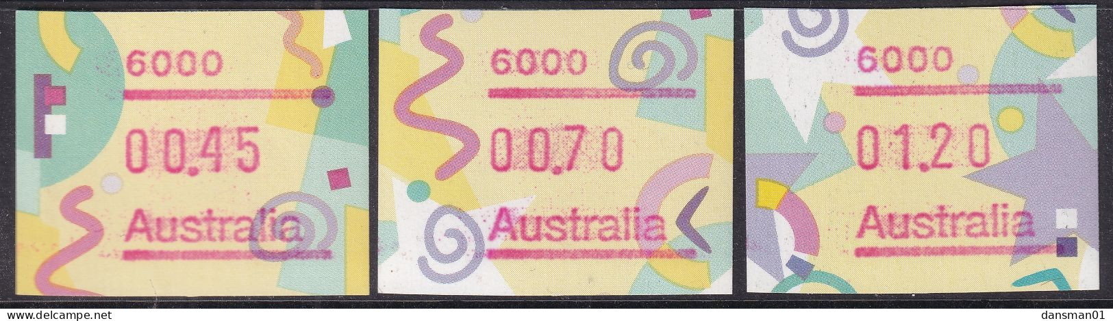 AUSTRALIA 1996 FRAMA  BUTTON SET MNH 6000 - Timbres De Distributeurs [ATM]