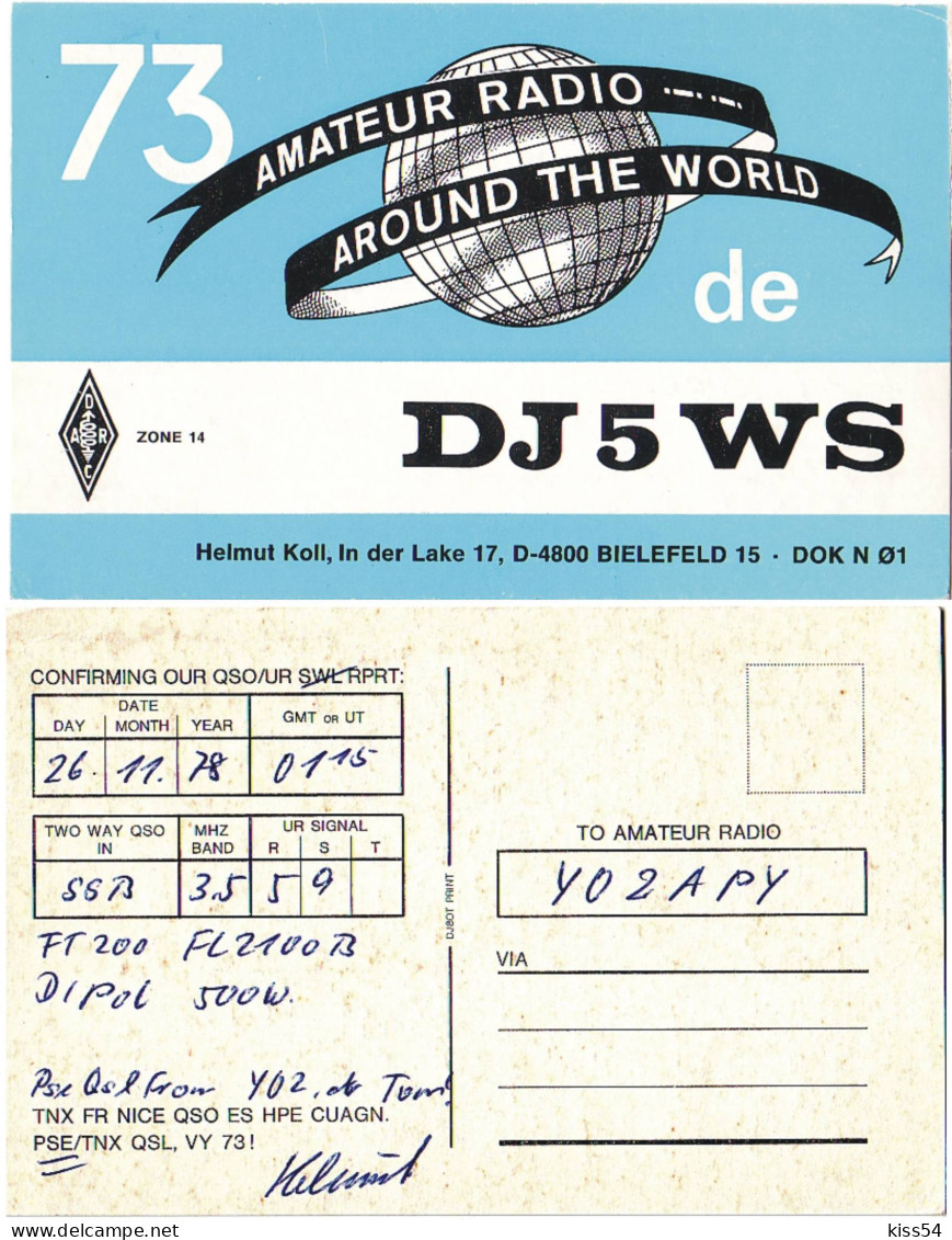 Q 11 - 56 Radio, GERMANY - 1978 - Radio Amatoriale
