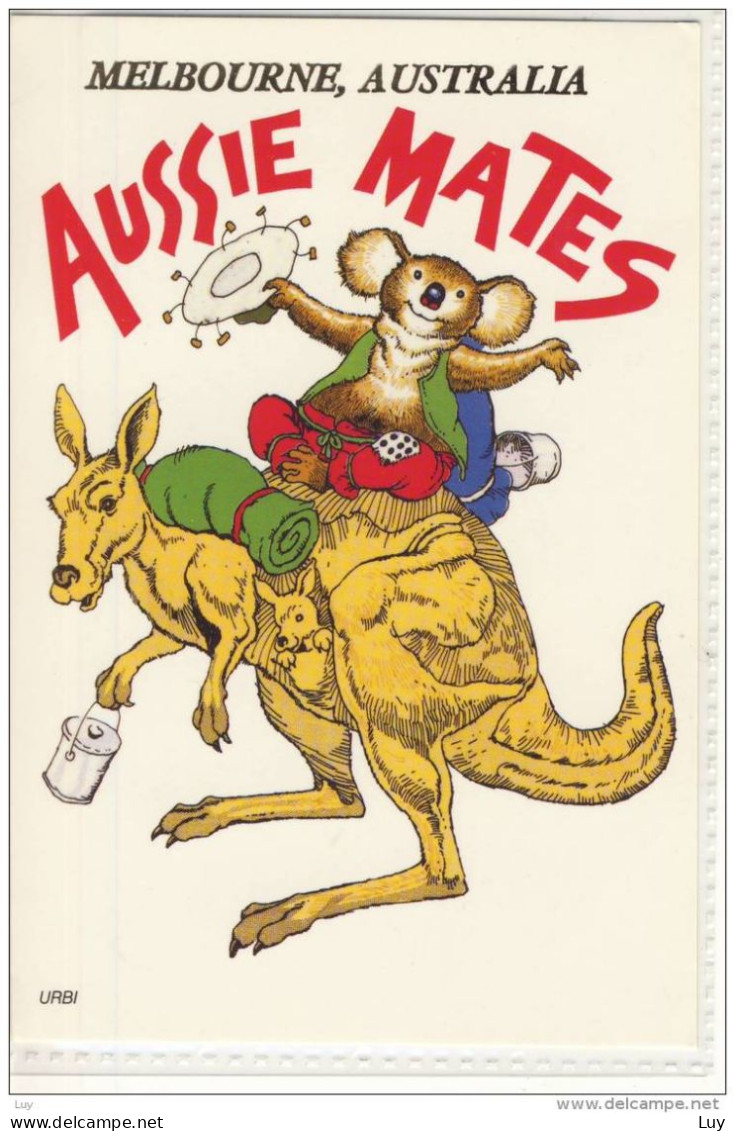 MELBOURNE - Aussie Comic, No 2,  "Rose" Series De Luxe, Humour,  Nice Stamp - Melbourne